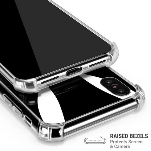 Looney Tunes Bugs Bunny Plain Black and White iPhone XS Max Clear Case